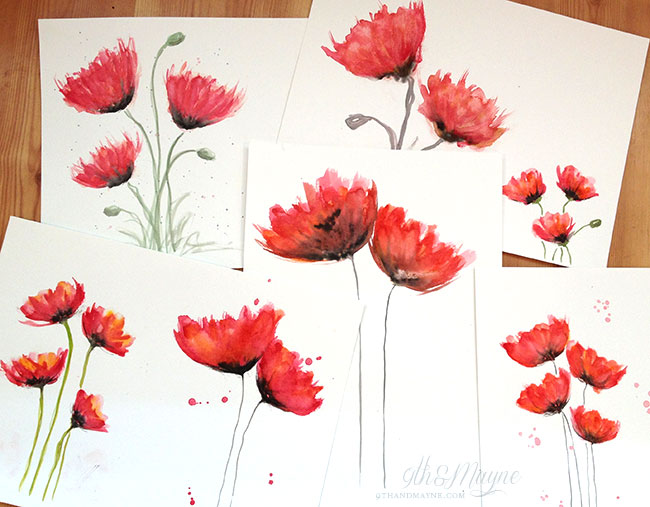 watercolor-poppies-wk-3-big-group